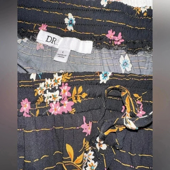 DR2 by Daniel Rainn Floral Tiered Maxi Skirt Multicolor Size L - Picture 5 of 5